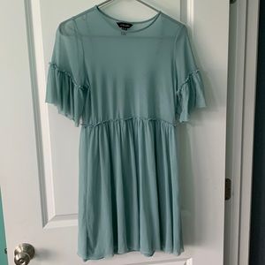 Dusty blue ASOS dress
